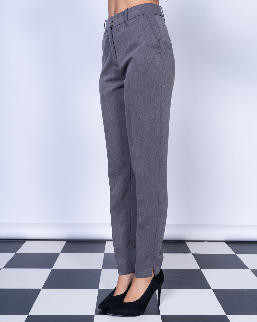 PANTALONE BEATE DRITTO GRIGIO MEDIO