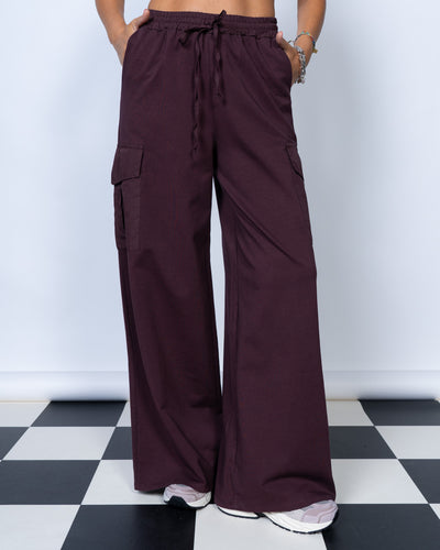 PANTALONE GERANIO BORDEAUX