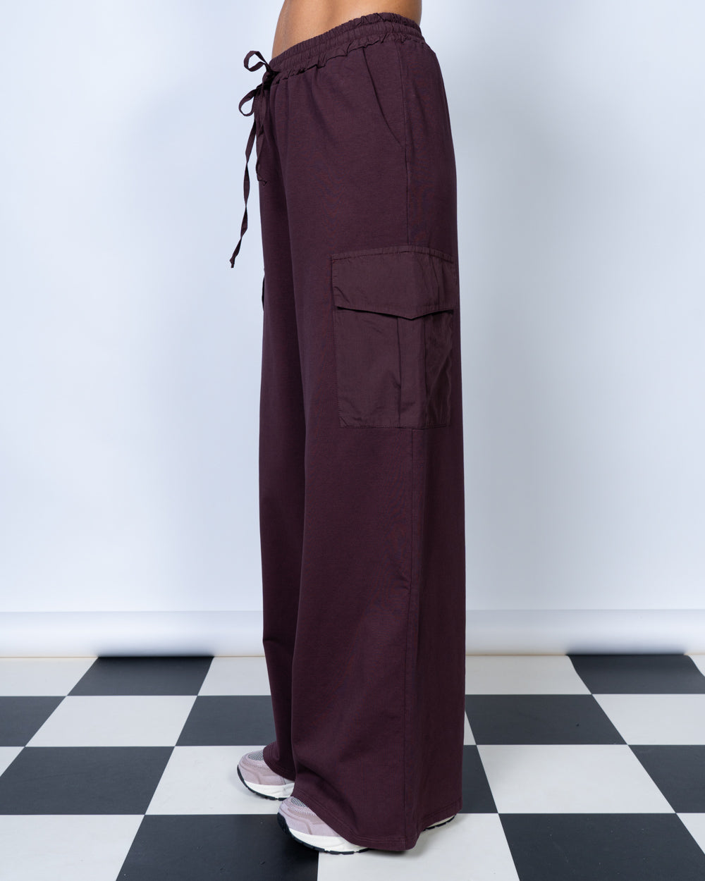 PANTALONE GERANIO BORDEAUX