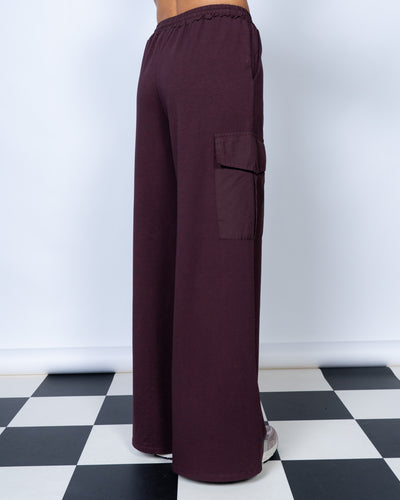 PANTALONE GERANIO BORDEAUX