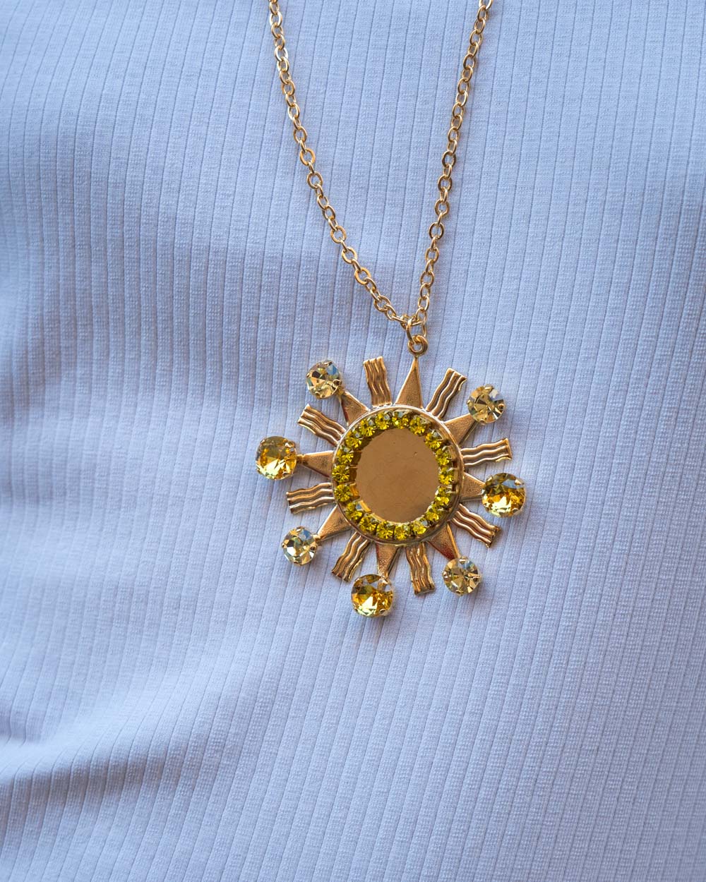 COLLANA SOLE GIALLO