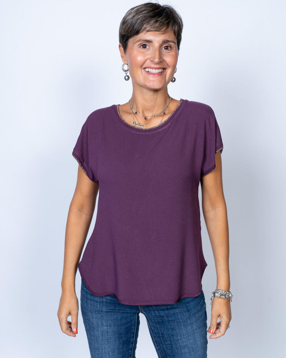 BLUSA AGAPANTO PURPLE