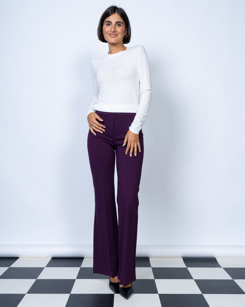 PANTALONE GIUSTINA VIOLA