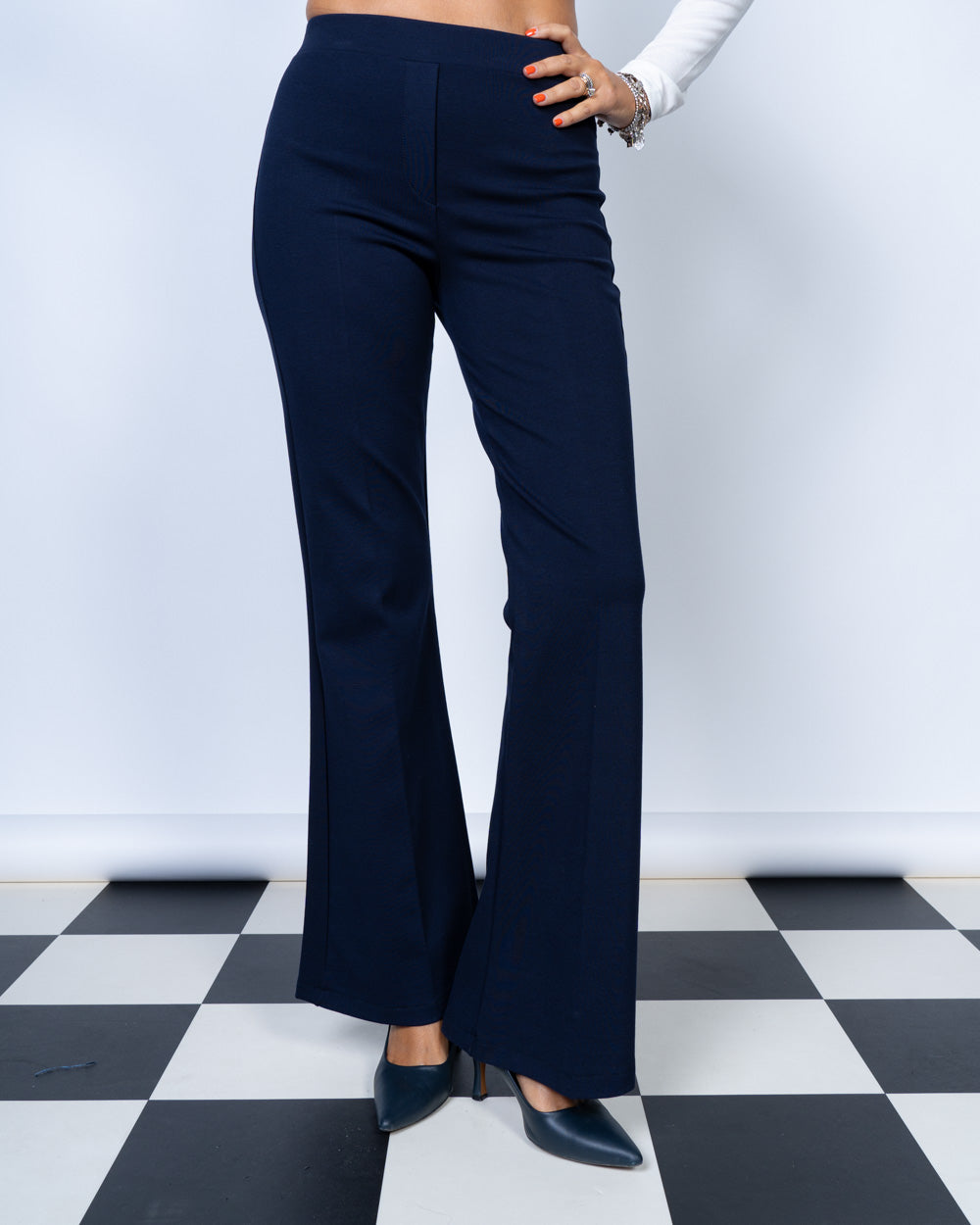 PANTALONE GIUSTINA BLU