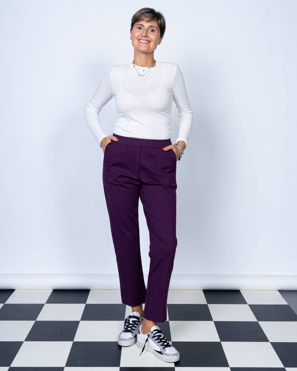 PANTALONE GIULIA VIOLA