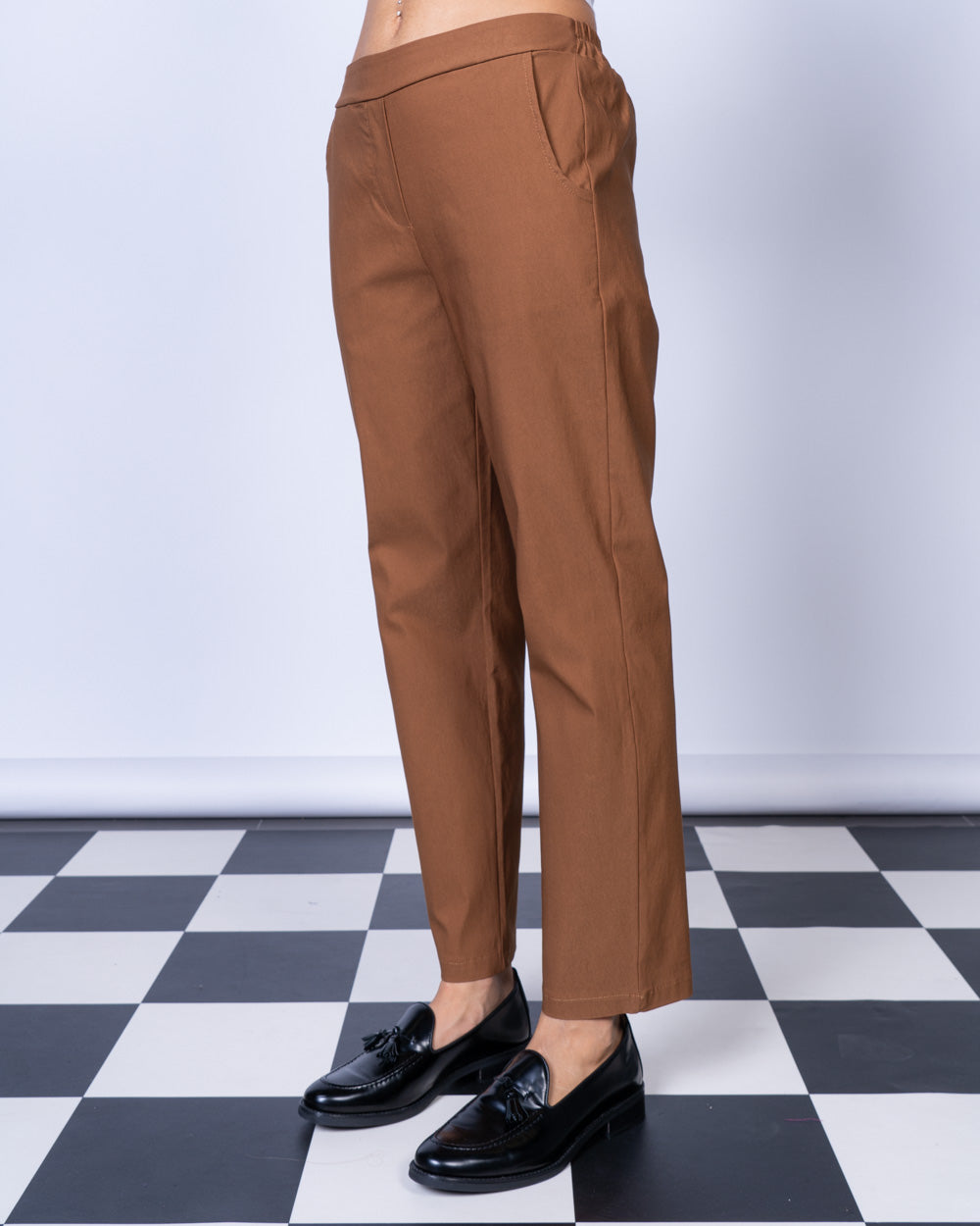 PANTALONE CLIO MARRONE