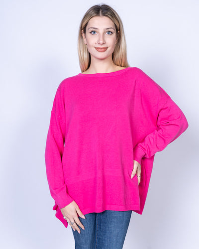 MAXI MAGLIA ENZA FUXIA