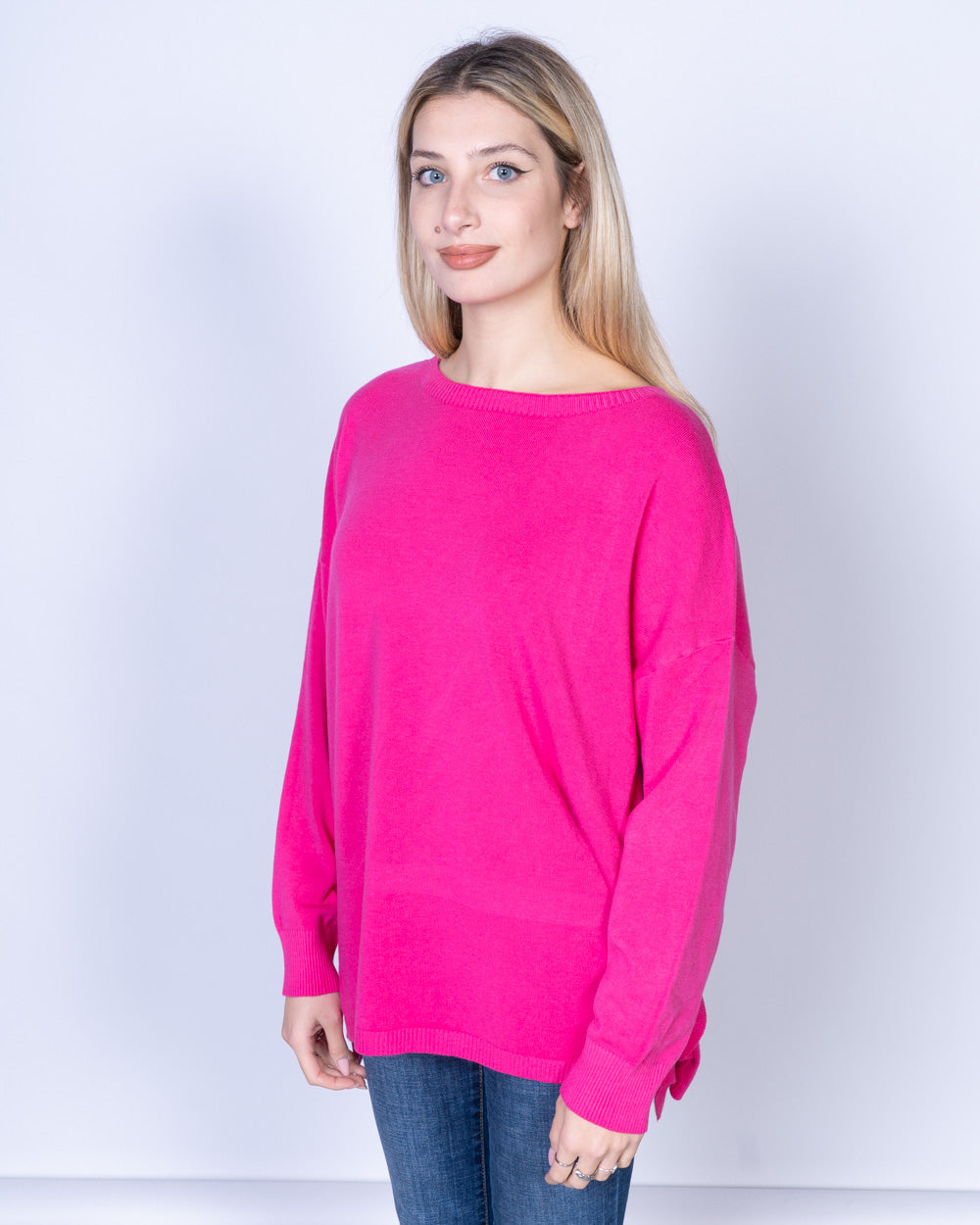 MAXI MAGLIA ENZA FUXIA