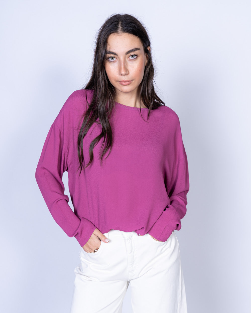 BLUSA AMBRA CICLAMINO