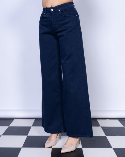 PANTALONE STELLA COLOR BLU