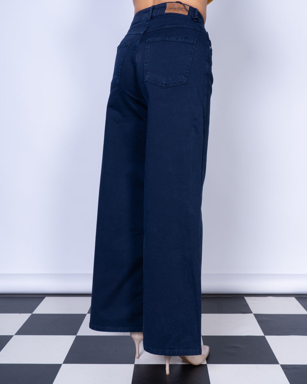 PANTALONE STELLA COLOR BLU