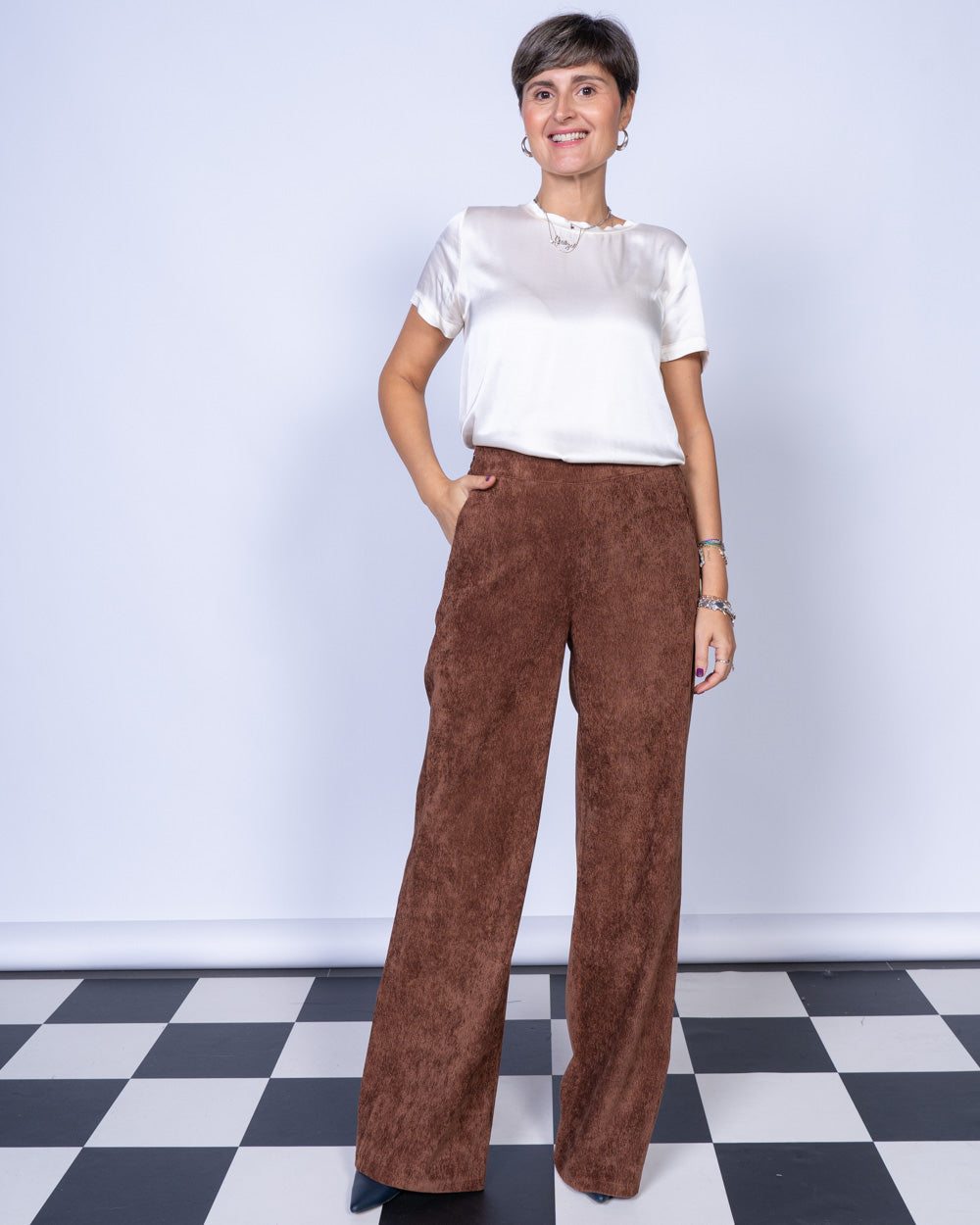 PANTALONE CIOP TABACCO