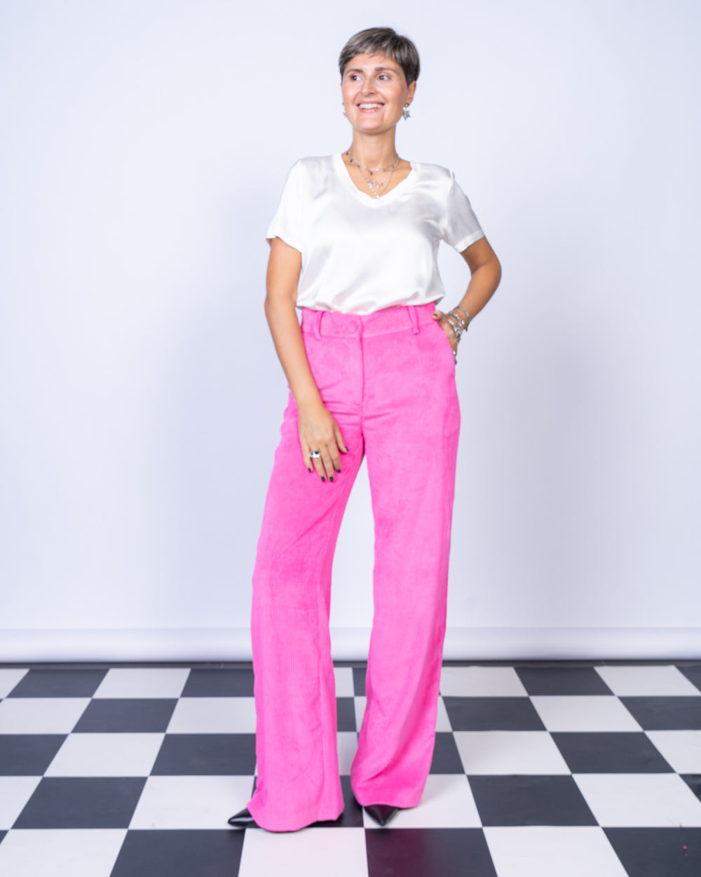 PANTALONE AKARI ROSA