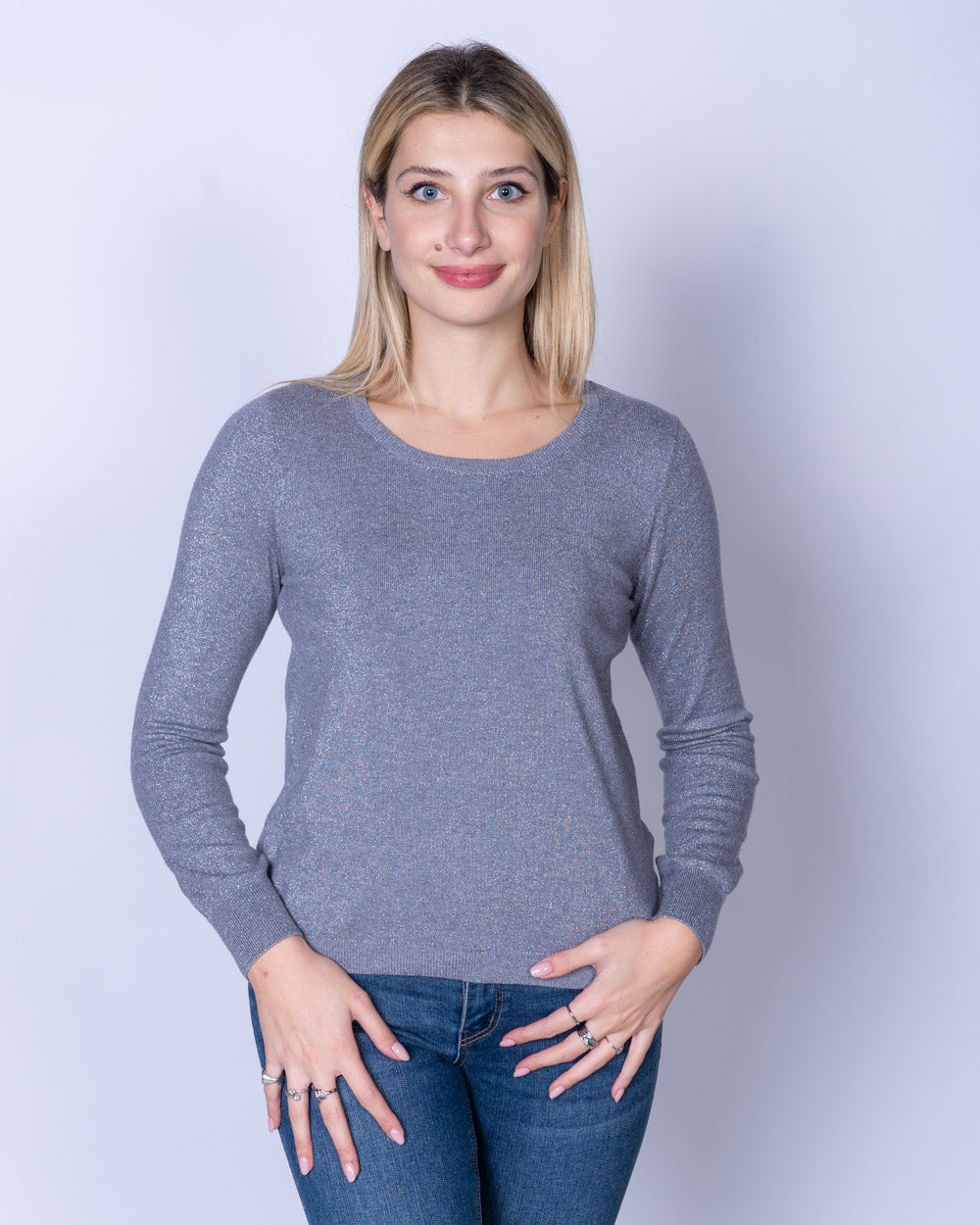 MAGLIONE EVELYN GRIGIO