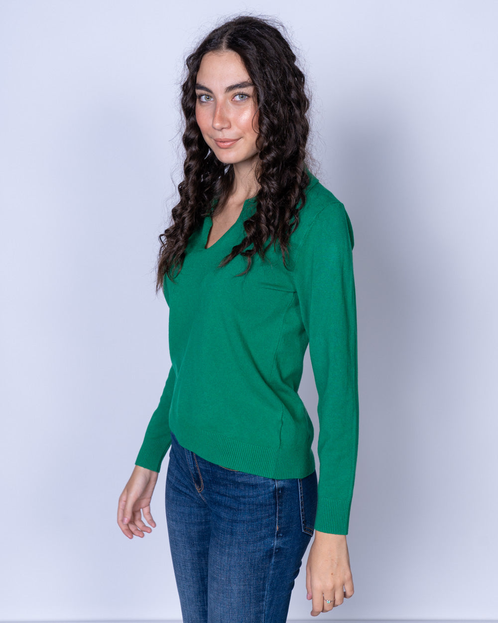 MAGLIONE ELEKTRA VERDE