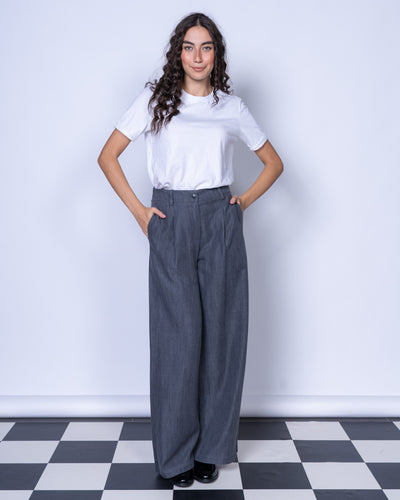 PANTALONE NICOLE GRIGIO