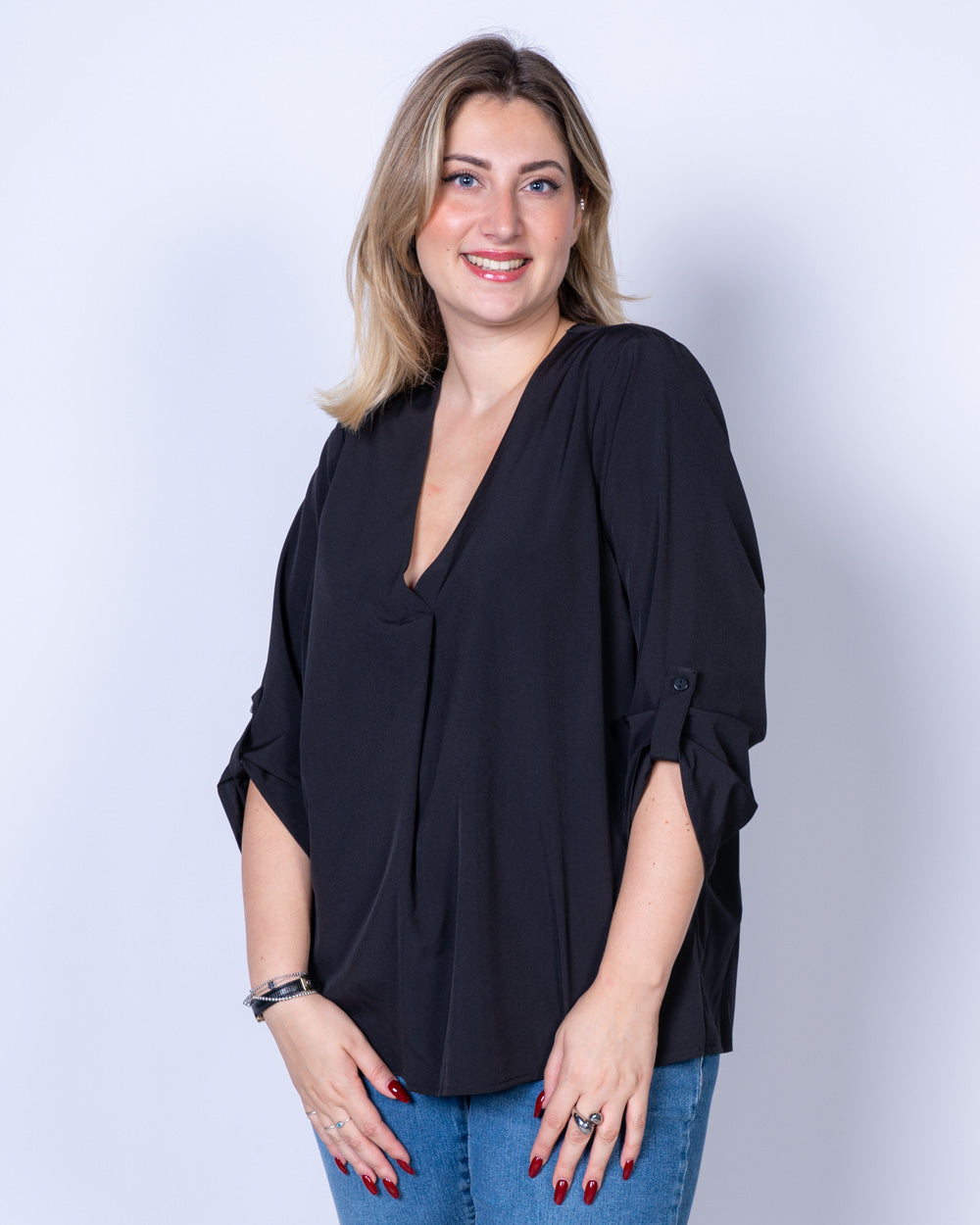 CAMICIA BUMPY NERO