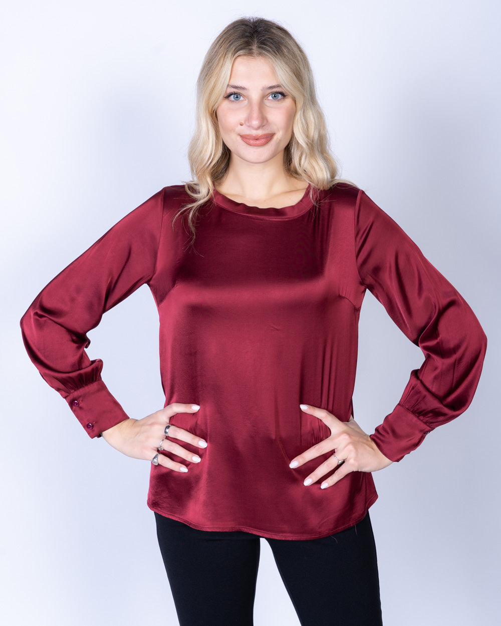 BLUSA AGNESE VINO