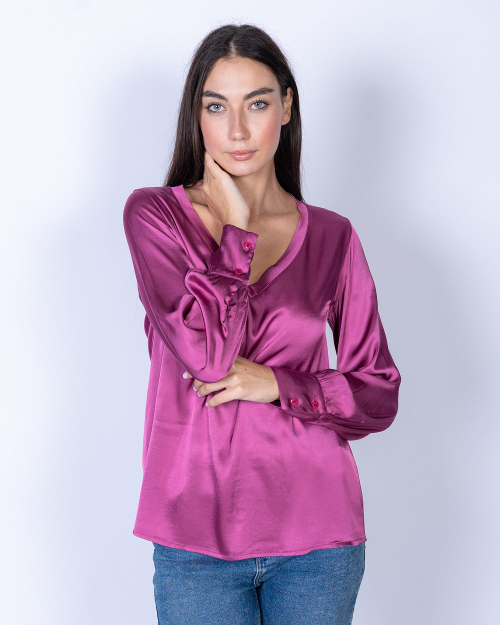 BLUSA ADELE CICLAMINO