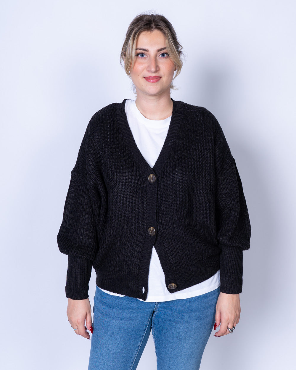 CARDIGAN LEA NERO