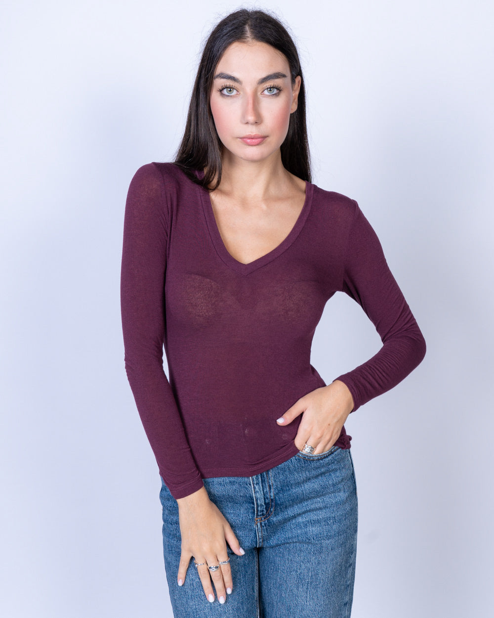 MAGLIA BELLEZZA BORDEAUX