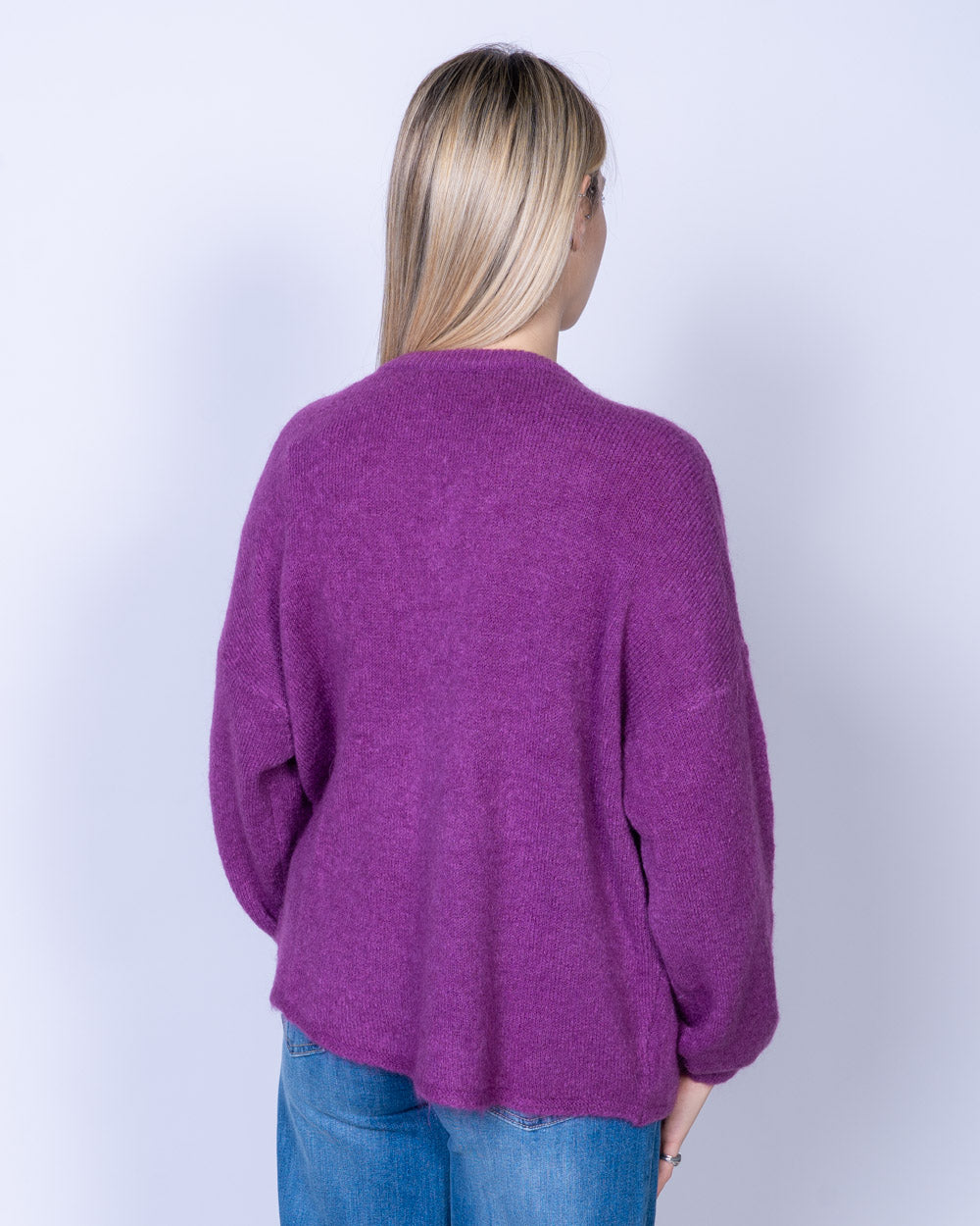 MAGLIONE LIQUIRIZIA VIOLA