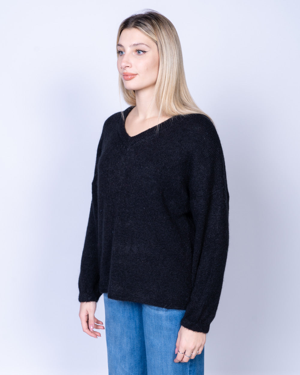 MAGLIONE LIQUIRIZIA NERO