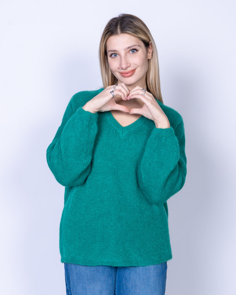 MAGLIONE LIQUIRIZIA VERDE