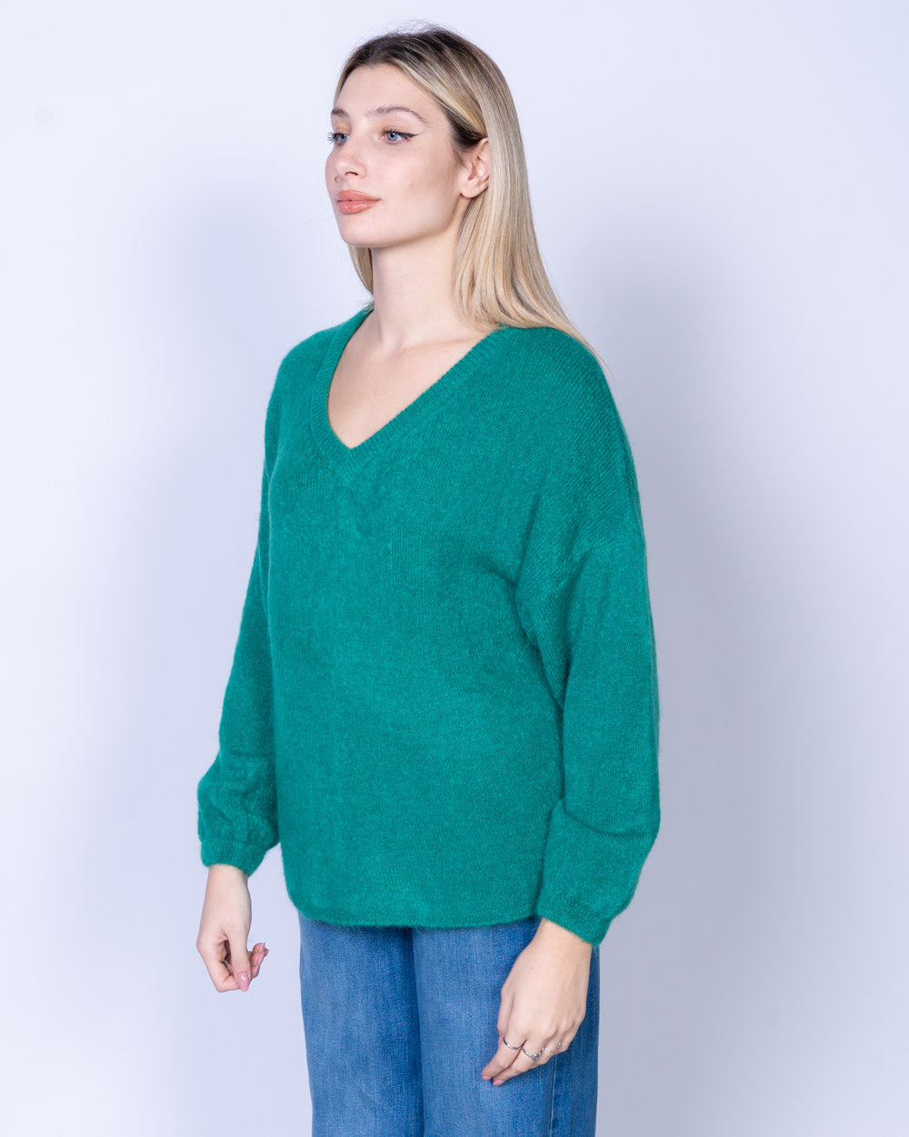 MAGLIONE LIQUIRIZIA VERDE