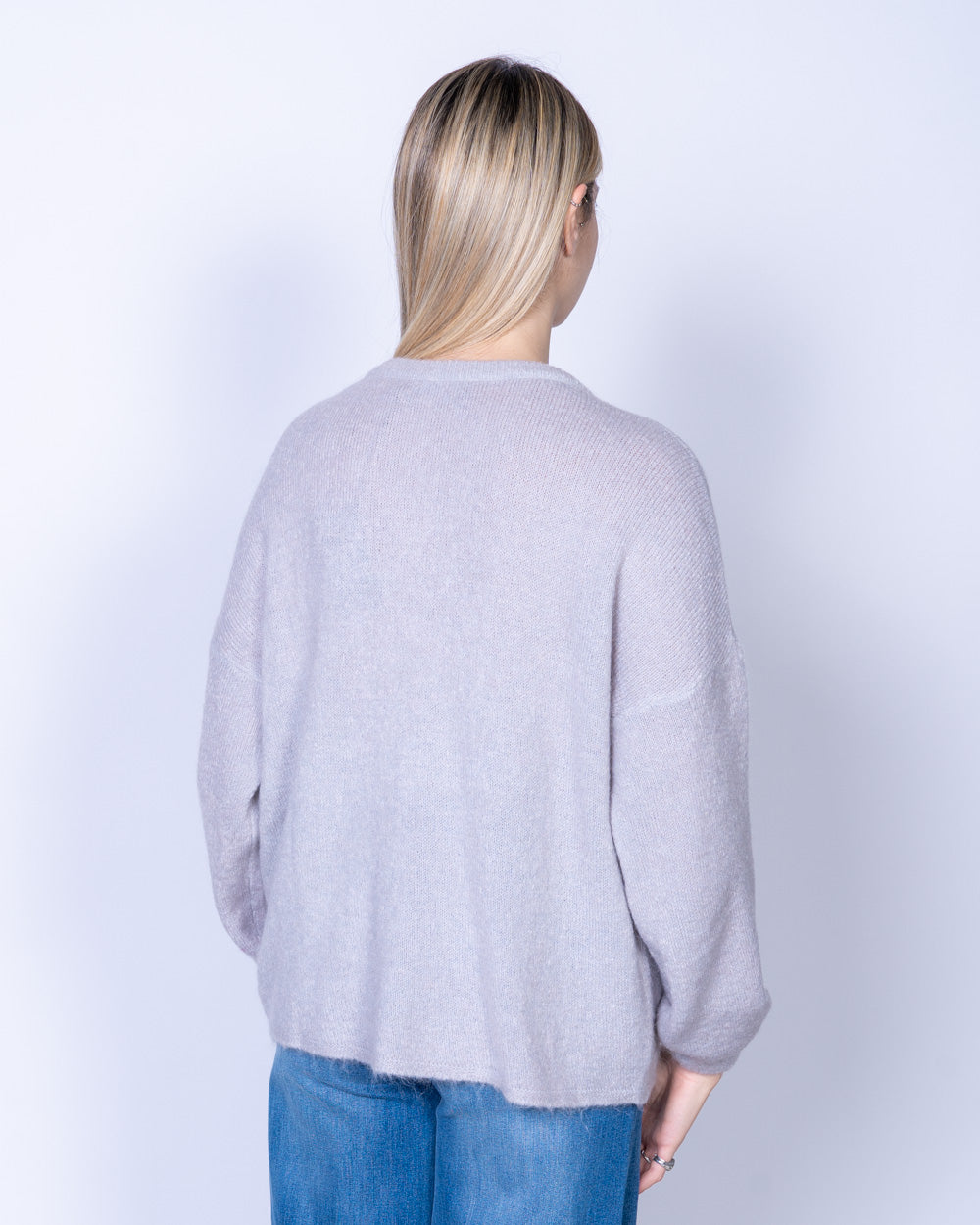 MAGLIONE LIQUIRIZIA GRIGIO