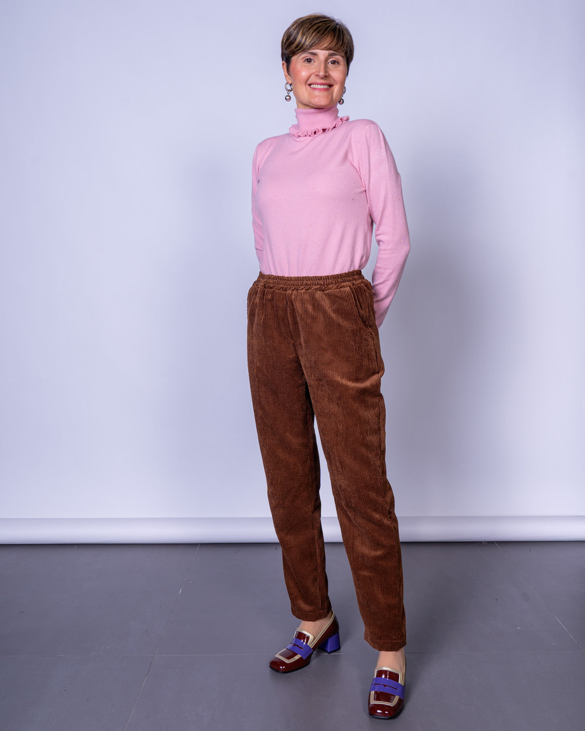 PANTALONE TIANA COGNAC