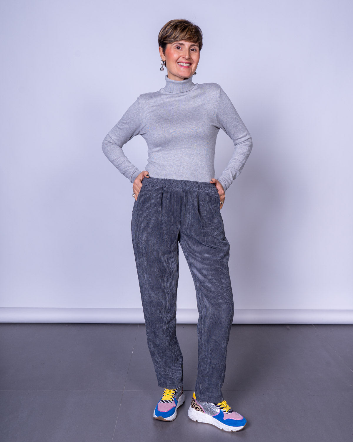 PANTALONE TIANA GRIGIO