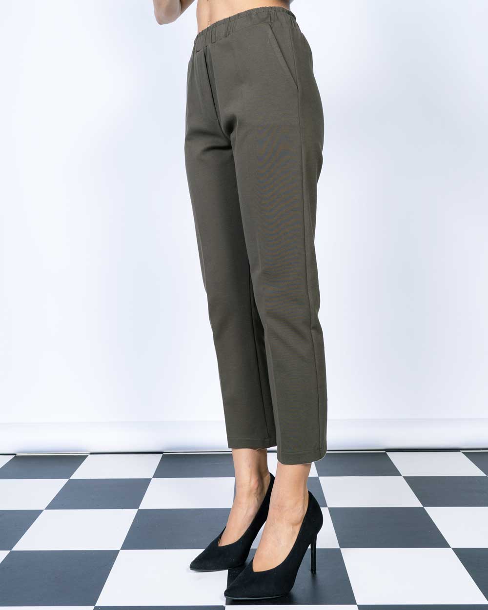 PANTALONE GIULIA VERDE MILITARE (più chiaro)